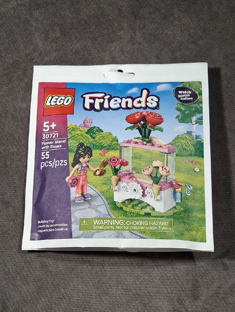 LEGO Friends Flower Stand with Roses 30721 55 Pieces Age 5+ NEW